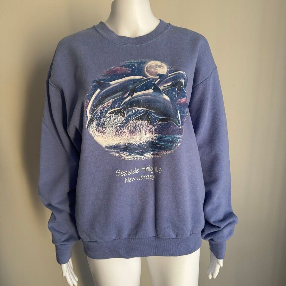 Vintage 90’s Jerzees Dolphin Sweatshirt Size M